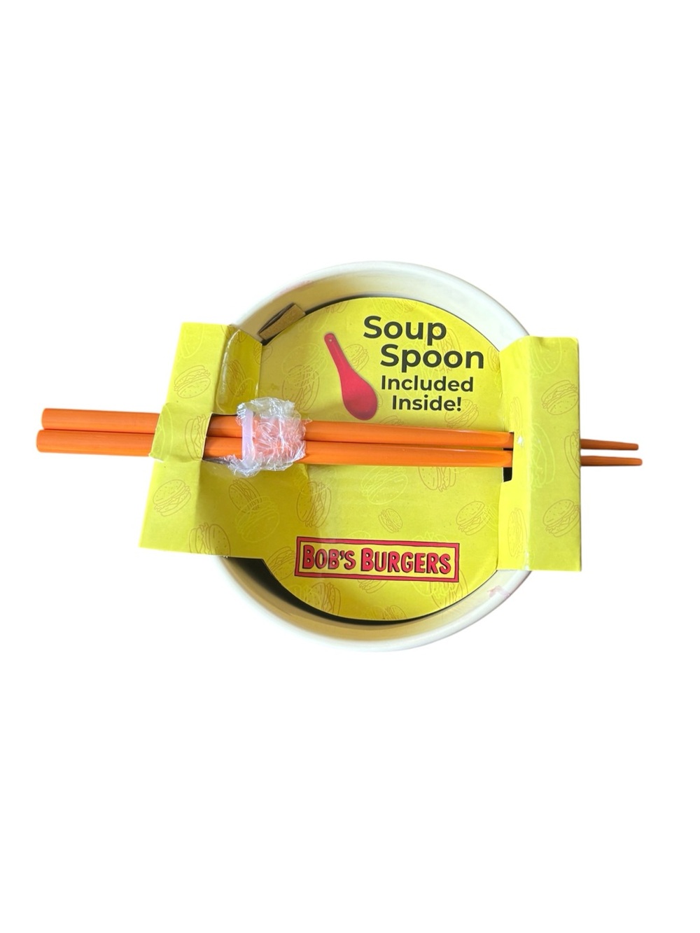 Bob's Burgers Ramen Bowl with Chopsticks - Picture 2 of 4